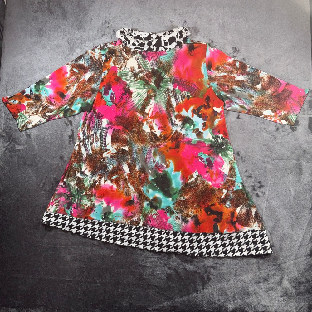 Lee Andersen Wearable Art Tunic Top XL Lee Andersen Firefly Tunic